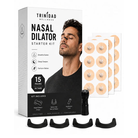 Magnetic Nasal Breathing Strips Kit – Reusable Anti-Snore Nose Dilator for Improved Airflow, Sleep, Cold, Exercise & Daily Use (15 Pairs)
