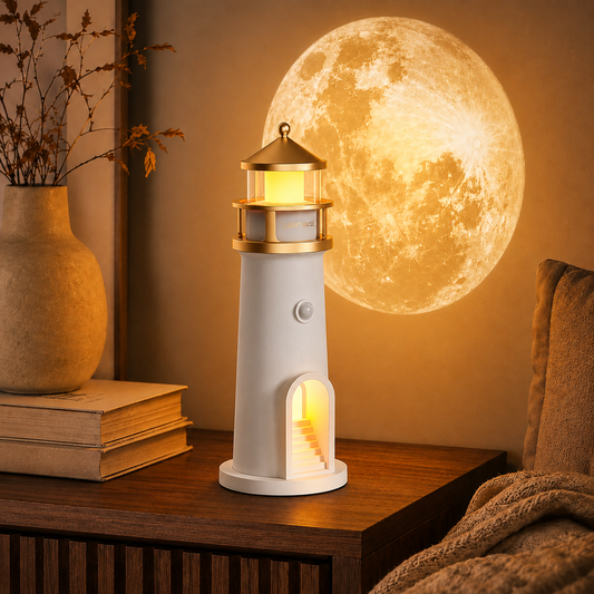 Moon Projector Lighthouse LED Table Lamp