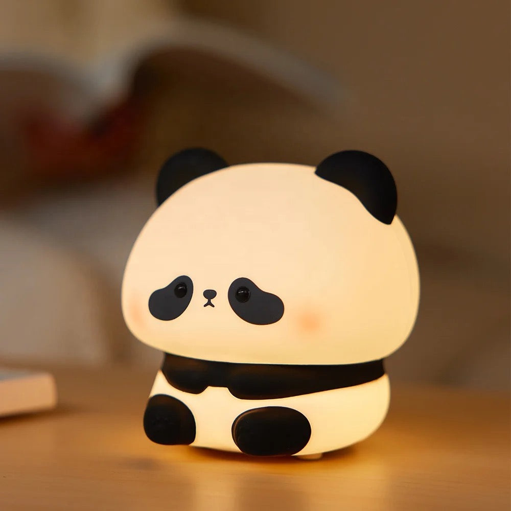 Adorable Squishy Silicone Animal Night Light (Panda Up)