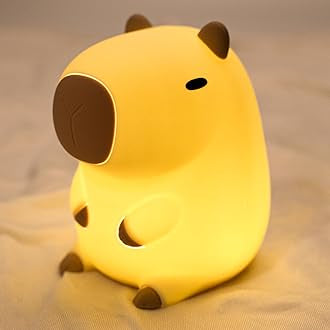 Adorable Squishy Silicone Animal Night Light (Capybara)