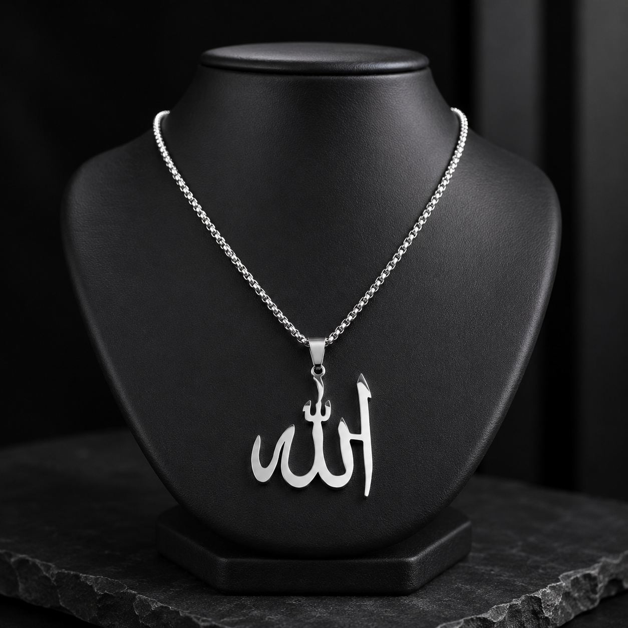 Stainless Steel “Allah” Islamic Gods Names Necklace