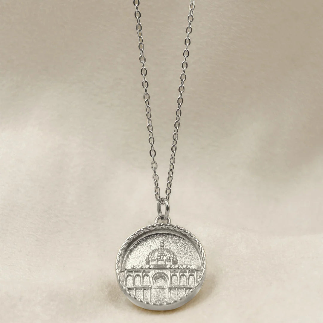Al-Aqsa Mosque Jerusalem Pendant Necklace – Islamic Heritage Jewelry