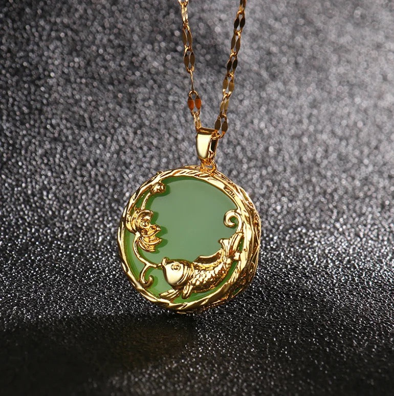 Koi Jade Necklace