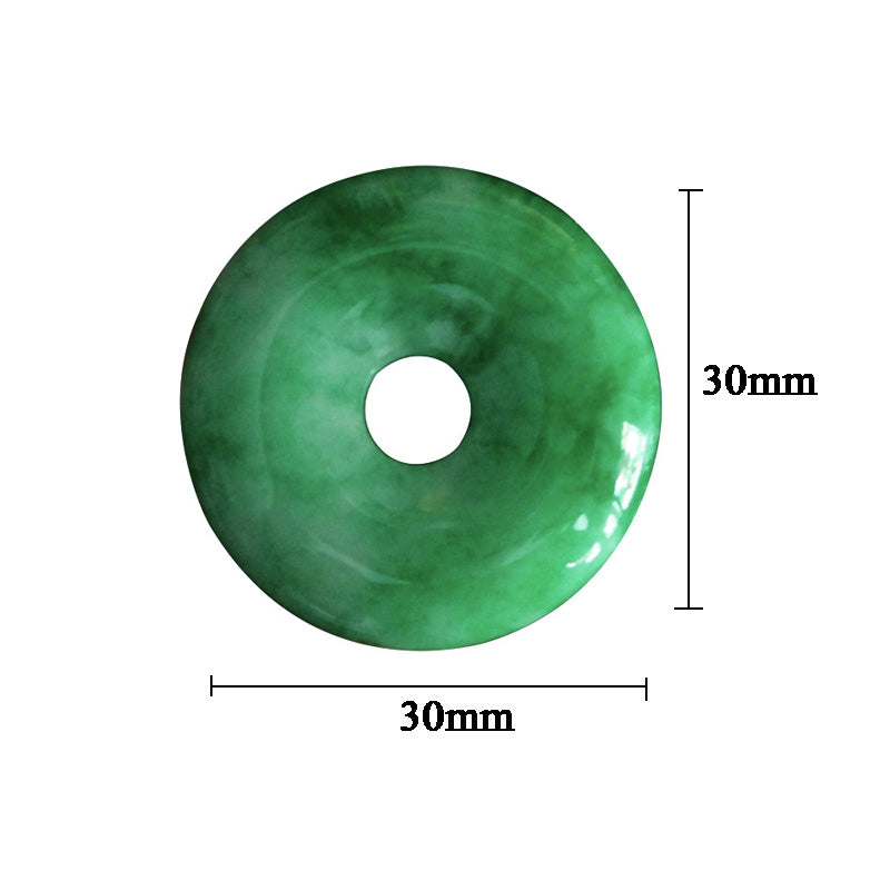 Jade Donut Necklace- Circle of Life