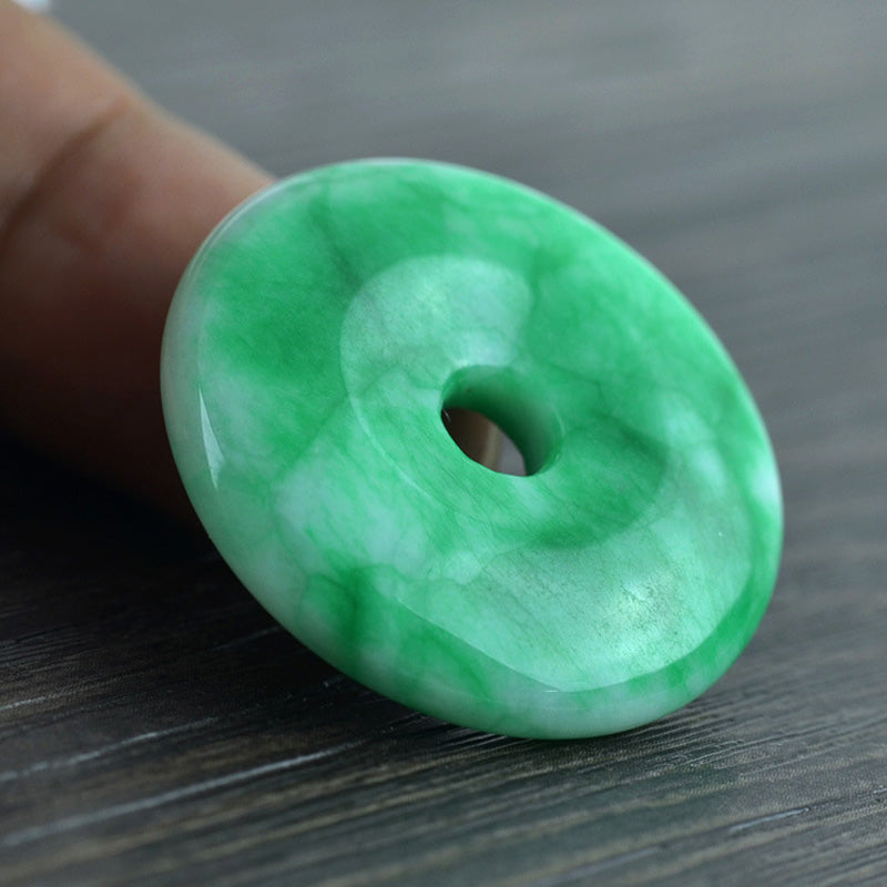 Jade Donut Necklace- Circle of Life